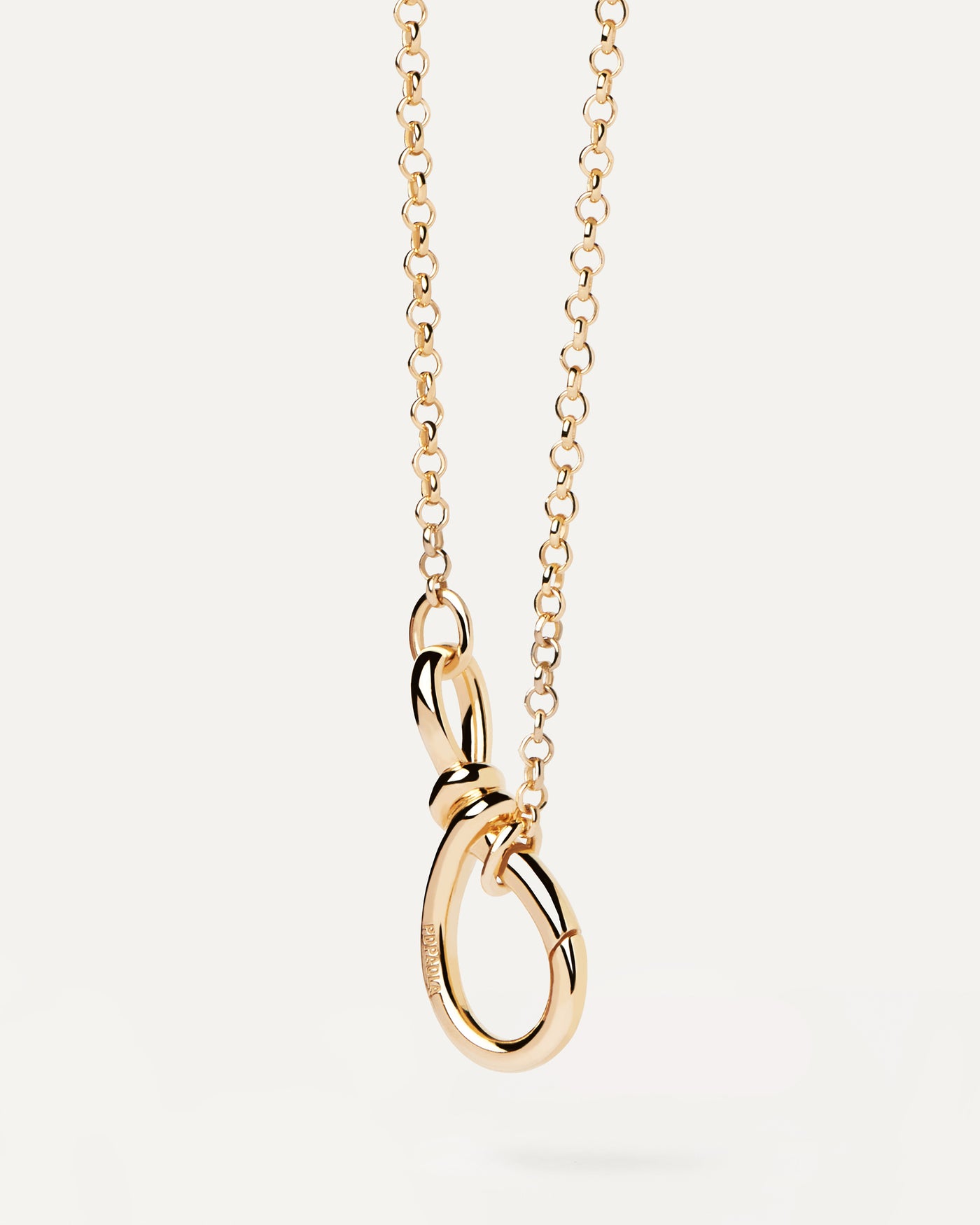 Stacker Clasp Chain Necklace 
  
    Sterling Silver / 18K Gold plating
  
