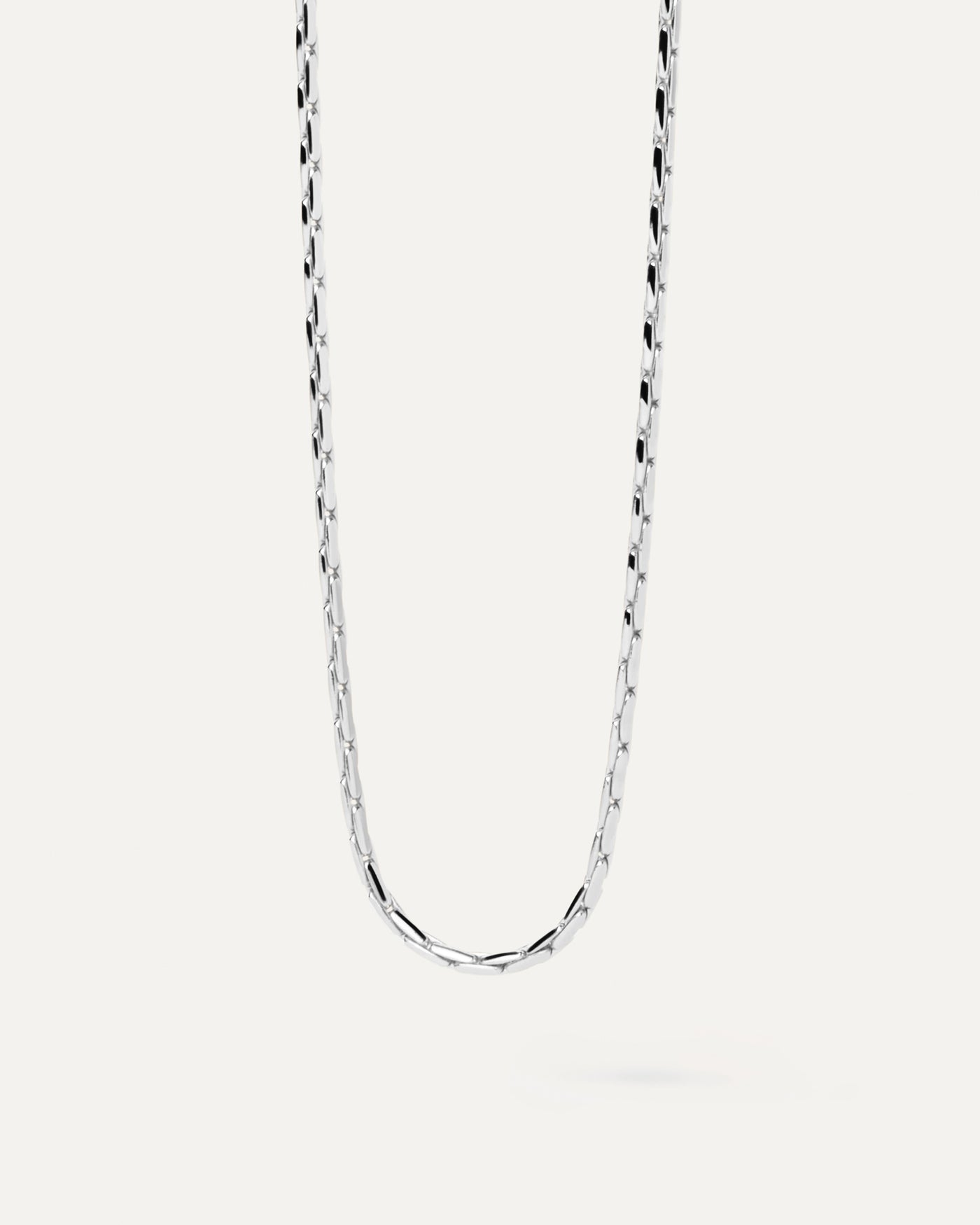 2023 Selection | Boston Silver Chain Necklace. Boston silver thick chain necklace with elongated links. Get the latest arrival from PDPAOLA. Place your order safely and get this Best Seller. Free Shipping.