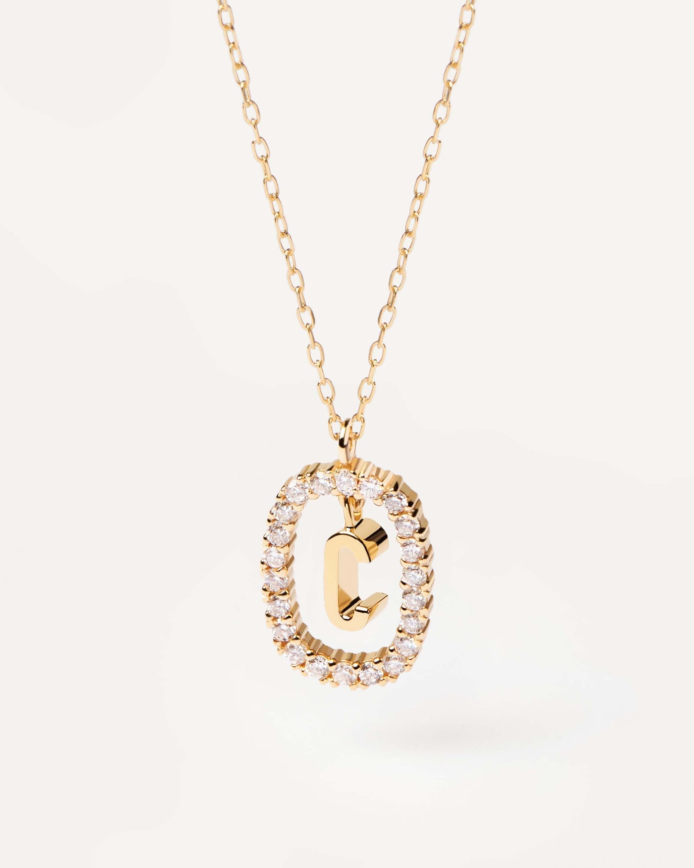 2024 Selection | Diamonds and Gold Letter C Necklace. Initial C necklace in solid yellow gold, circled by 0.33 carats lab-grown diamonds. Get the latest arrival from PDPAOLA. Place your order safely and get this Best Seller. Free Shipping.