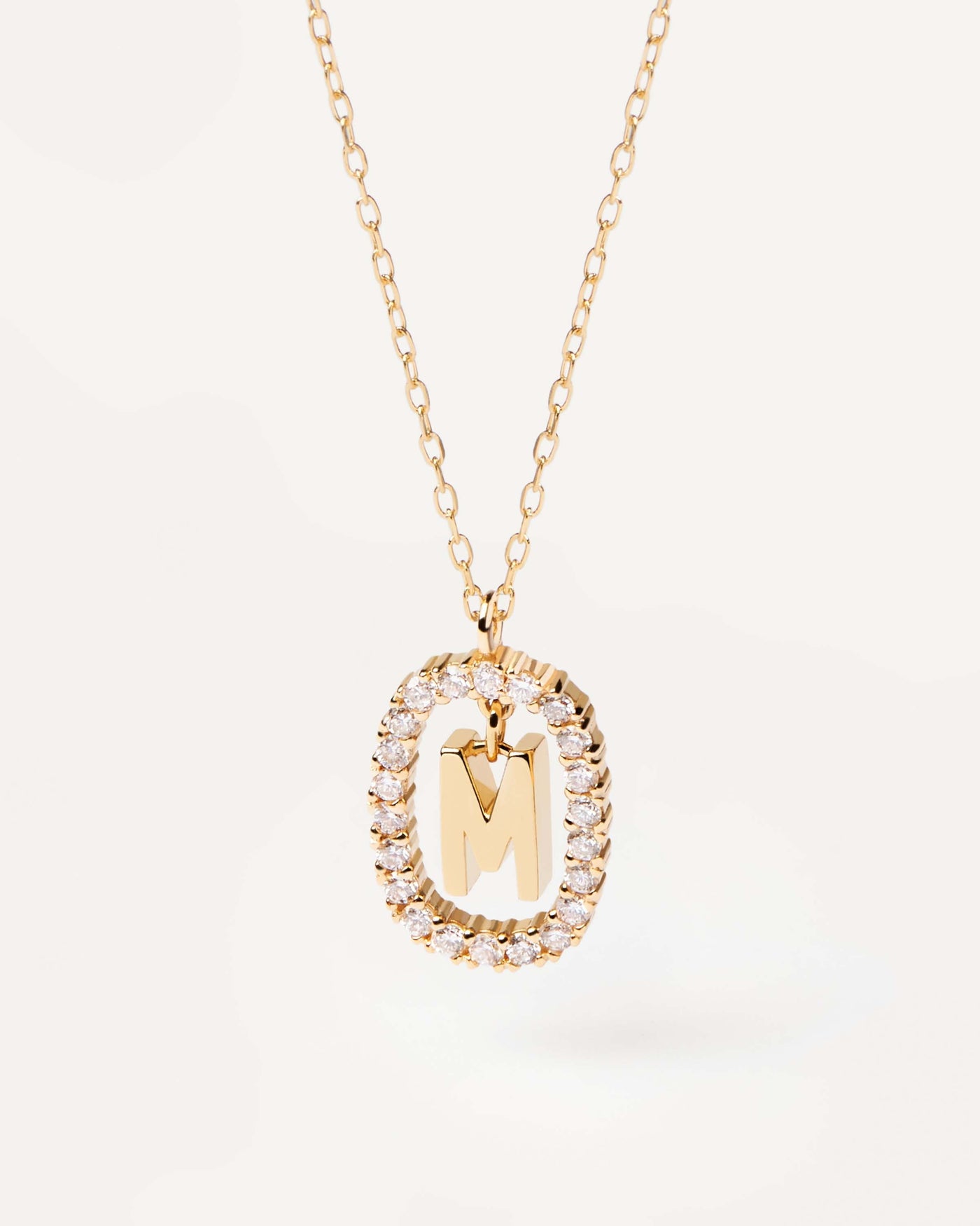 2024 Selection | Diamonds and Gold Letter M Necklace. Initial M necklace in solid yellow gold, circled by 0.33 carats lab-grown diamonds. Get the latest arrival from PDPAOLA. Place your order safely and get this Best Seller. Free Shipping.