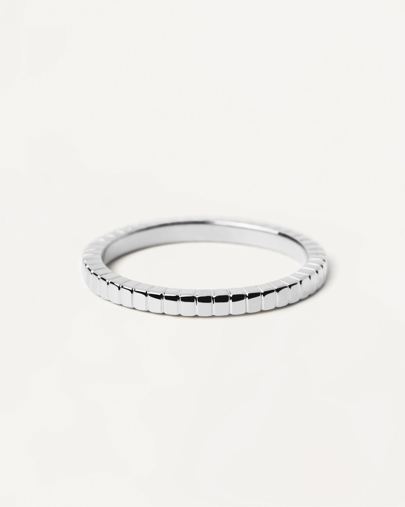 2024 Selection | Lea Silver Ring. Textured eternity ring in sterling silver. Get the latest arrival from PDPAOLA. Place your order safely and get this Best Seller. Free Shipping.