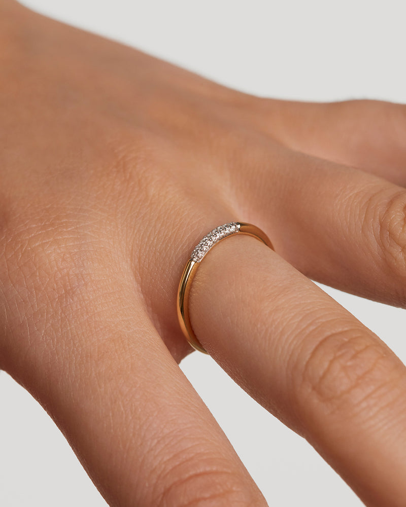 Diamonds and gold Nora ring - 
  
    18K Gold
  
