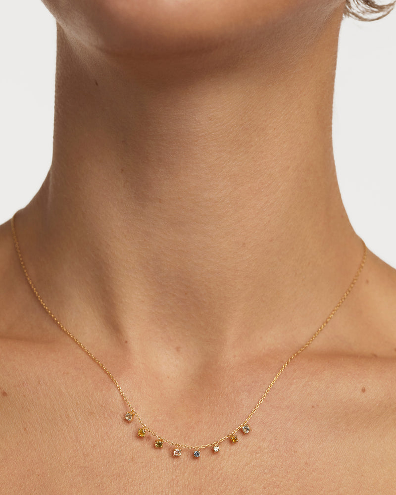 Rainbow Salsa necklace - 
  
    Sterling Silver / 18K Gold plating
  
