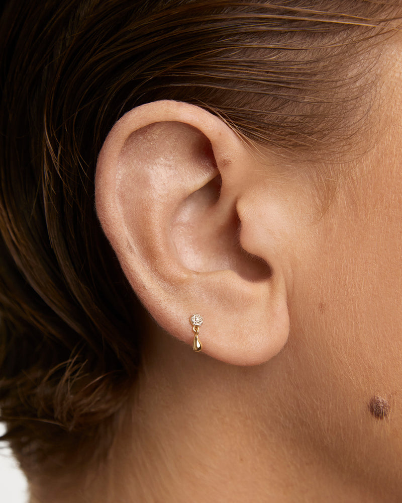Diamonds and gold Noe single earring - 
  
    18K Gold
  
