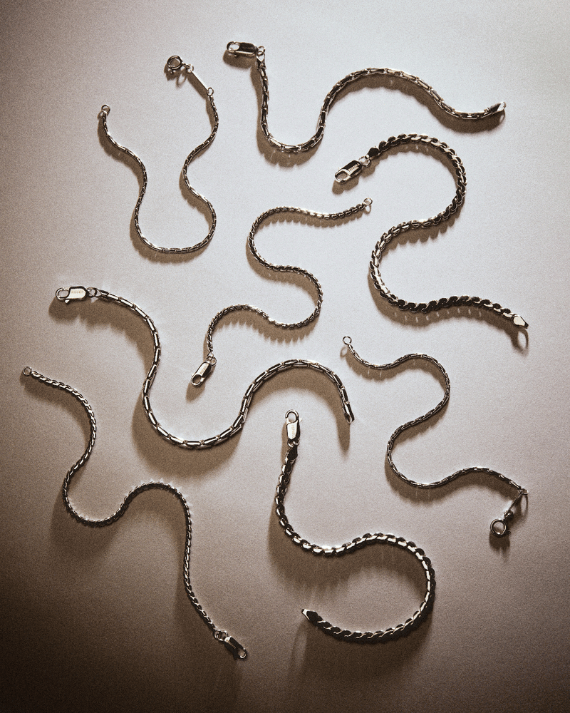 Large Boston Silver Chain Bracelet - 
  
    Sterling Silver
  
