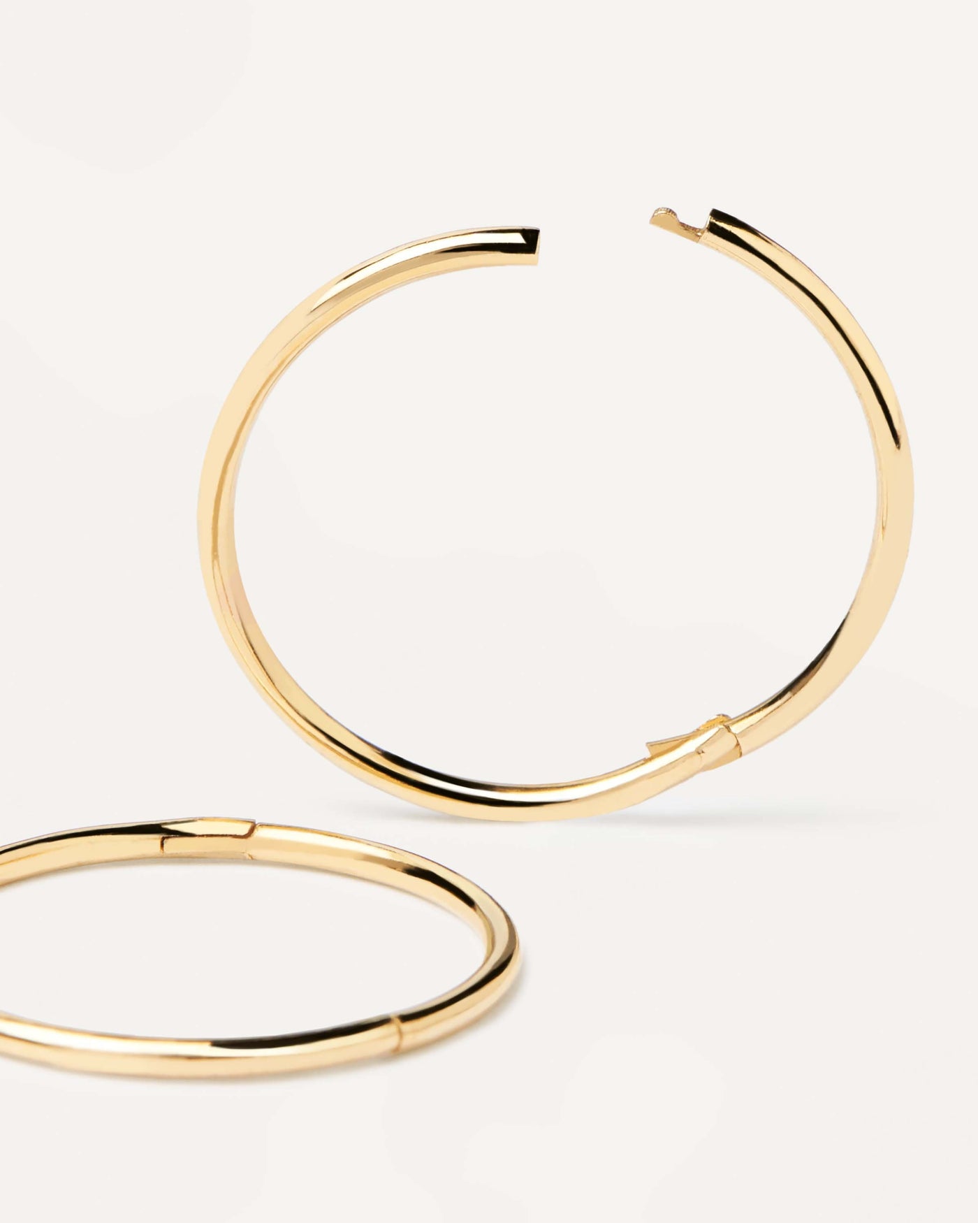2024 Selection | Gold Essential Medium Hoops. Perfect circle hoops with plain design, made of recycled yellow gold. Get the latest arrival from PDPAOLA. Place your order safely and get this Best Seller. Free Shipping.