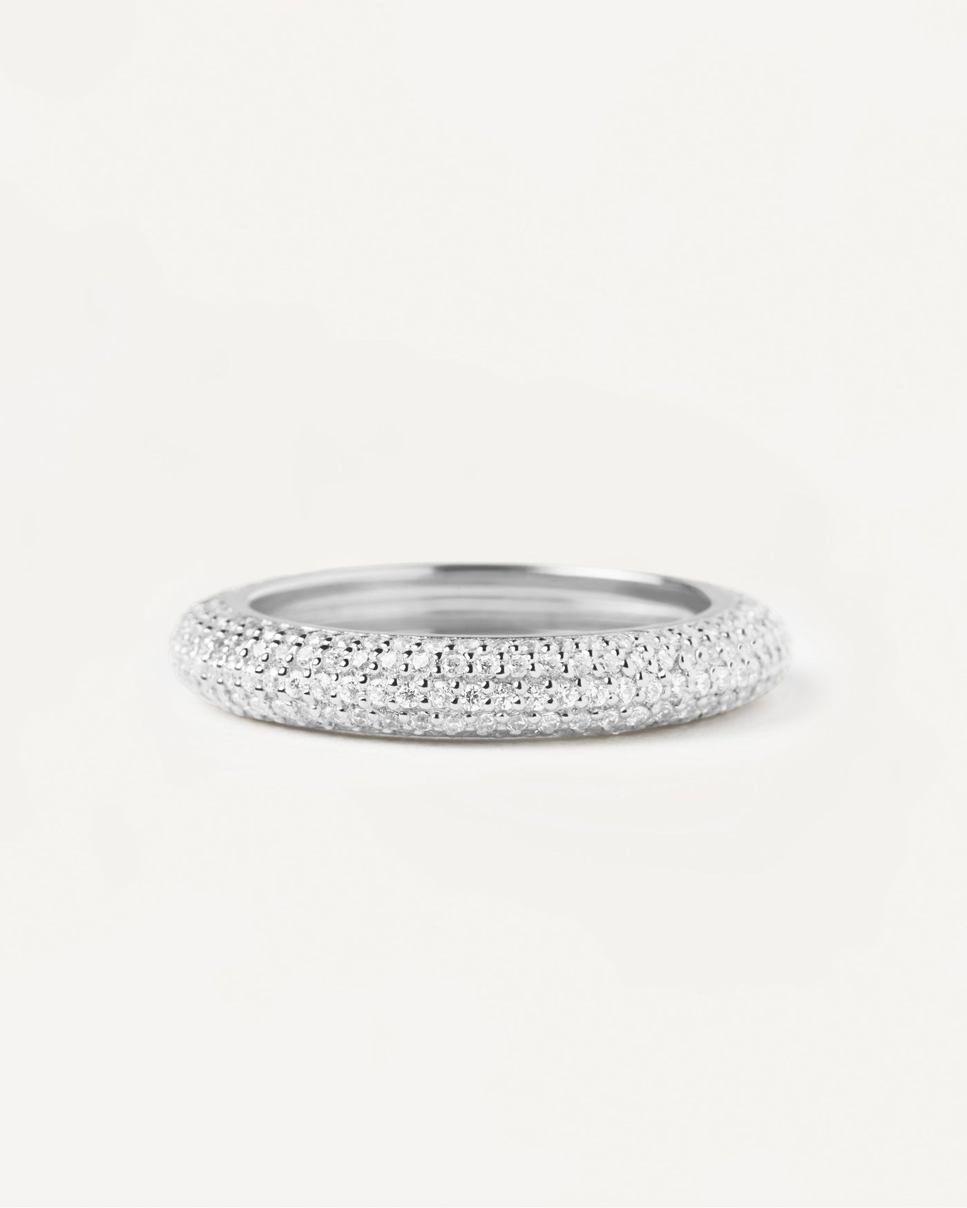 2023 Selection | King Silver Ring. Silver eternity ring with white zirconia. Get the latest arrival from PDPAOLA. Place your order safely and get this Best Seller. Free Shipping.