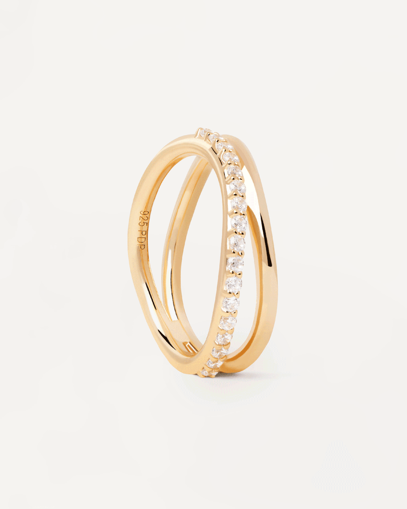 Twister Ring - 
  
    Sterling Silver / 18K Gold plating
  
