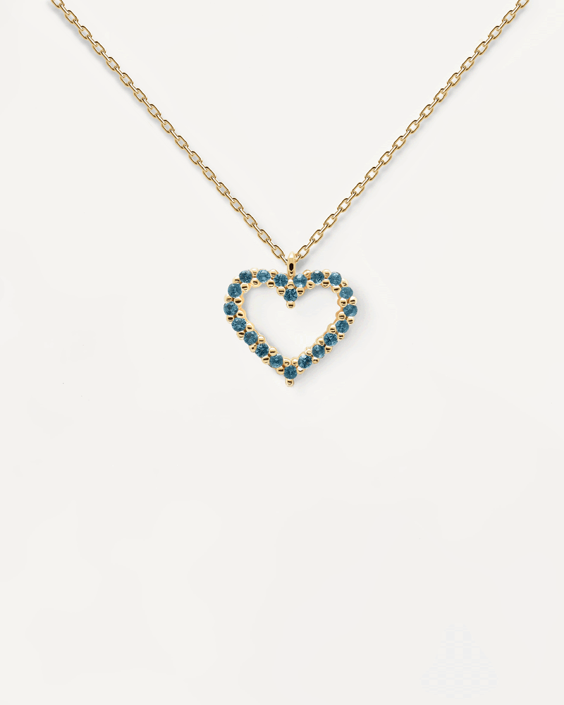 Celeste Heart Necklace - 
  
    Sterling Silver / 18K Gold plating
  
