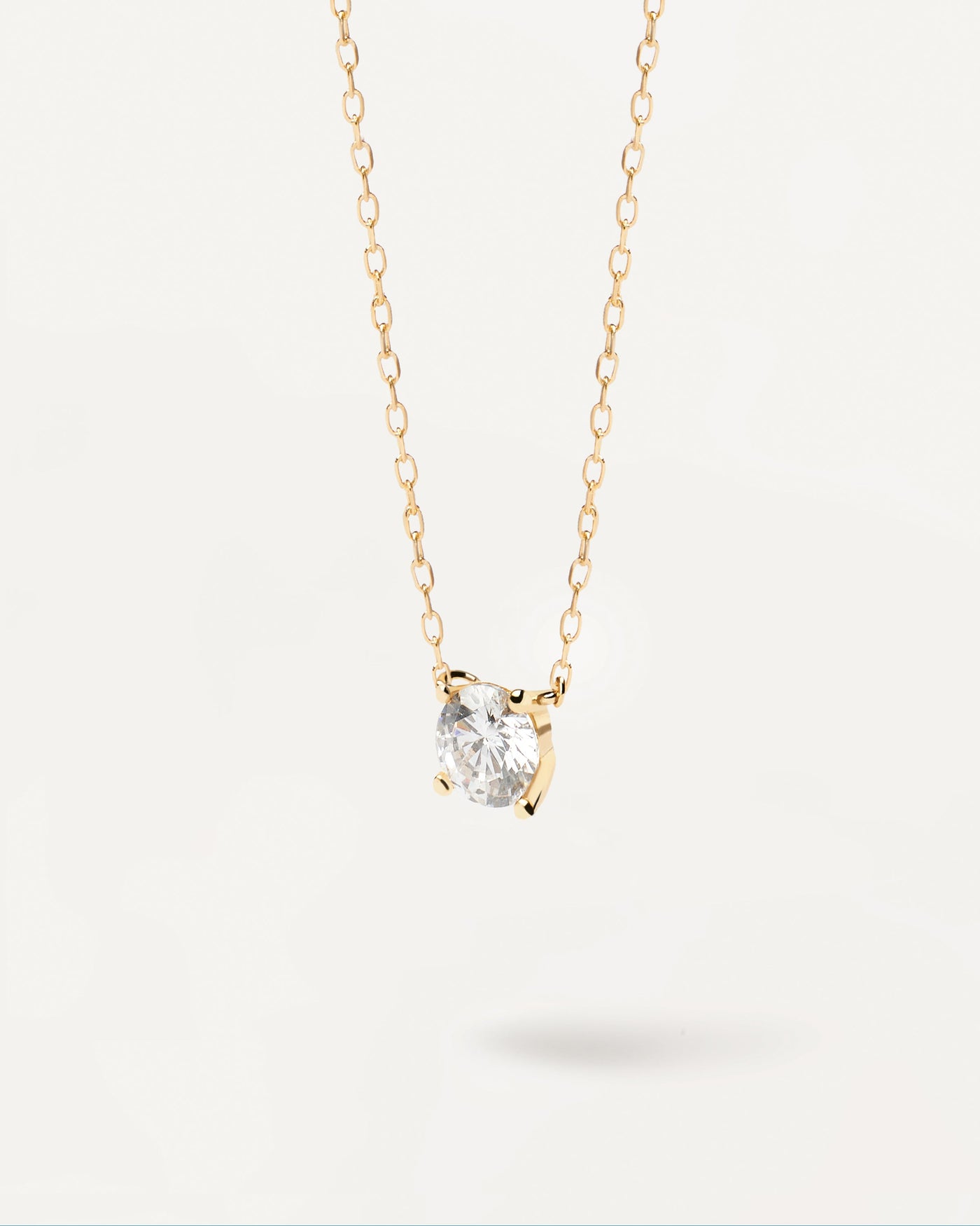 2023 Selection | Diamonds and Gold Solitaire Supreme Necklace. Solid yellow gold chain necklace with big round lab-grown diamond of 0.50 carats. Get the latest arrival from PDPAOLA. Place your order safely and get this Best Seller. Free Shipping.