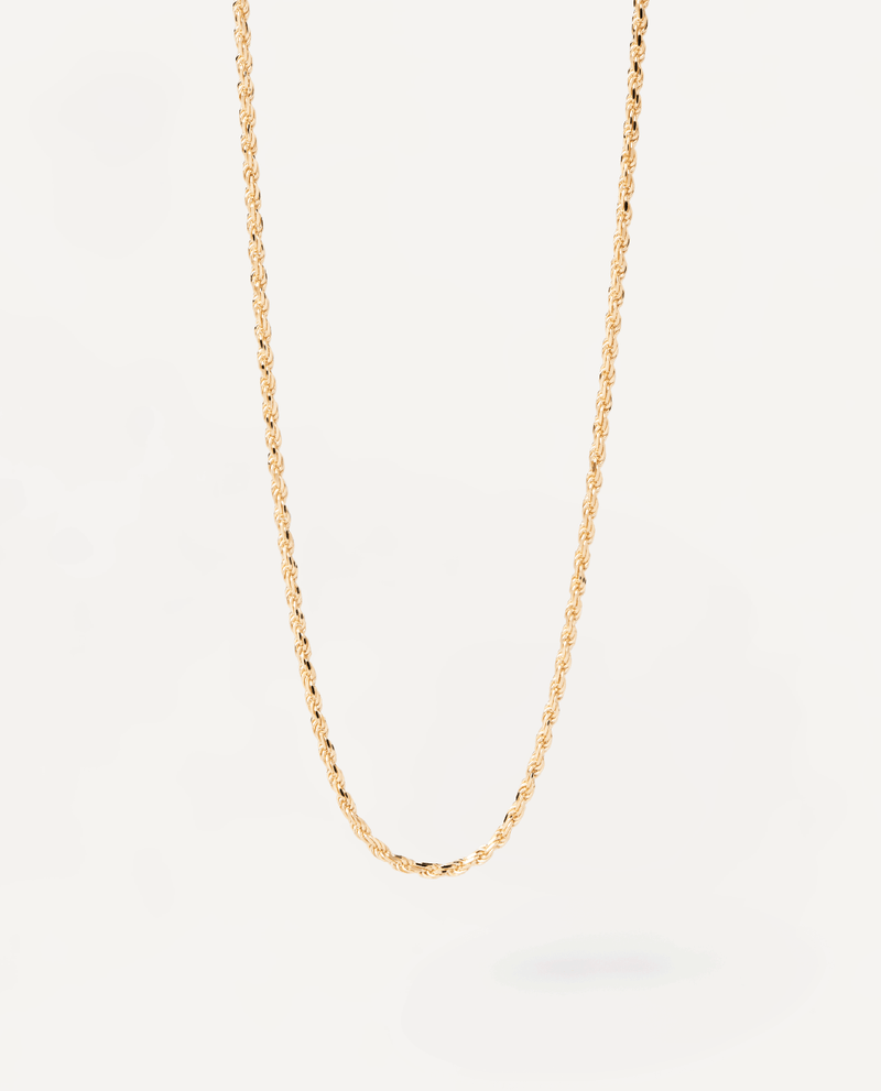 Gold Rope Chain Necklace - 
  
    18K Gold
  
