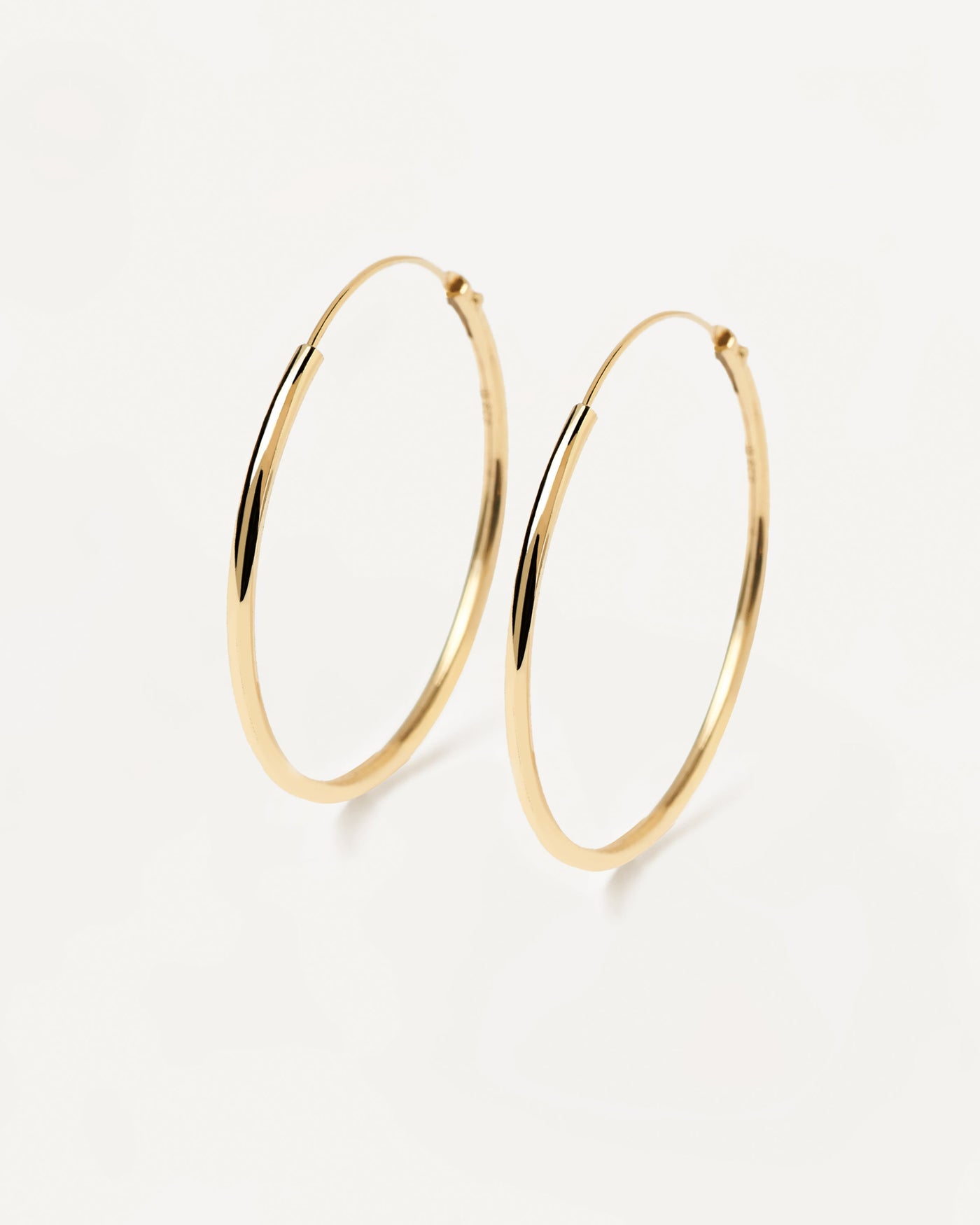 2023 Selection | Large Hoops. Classic round endless hoop earrings in 18k gold plated silver. Get the latest arrival from PDPAOLA. Place your order safely and get this Best Seller. Free Shipping.