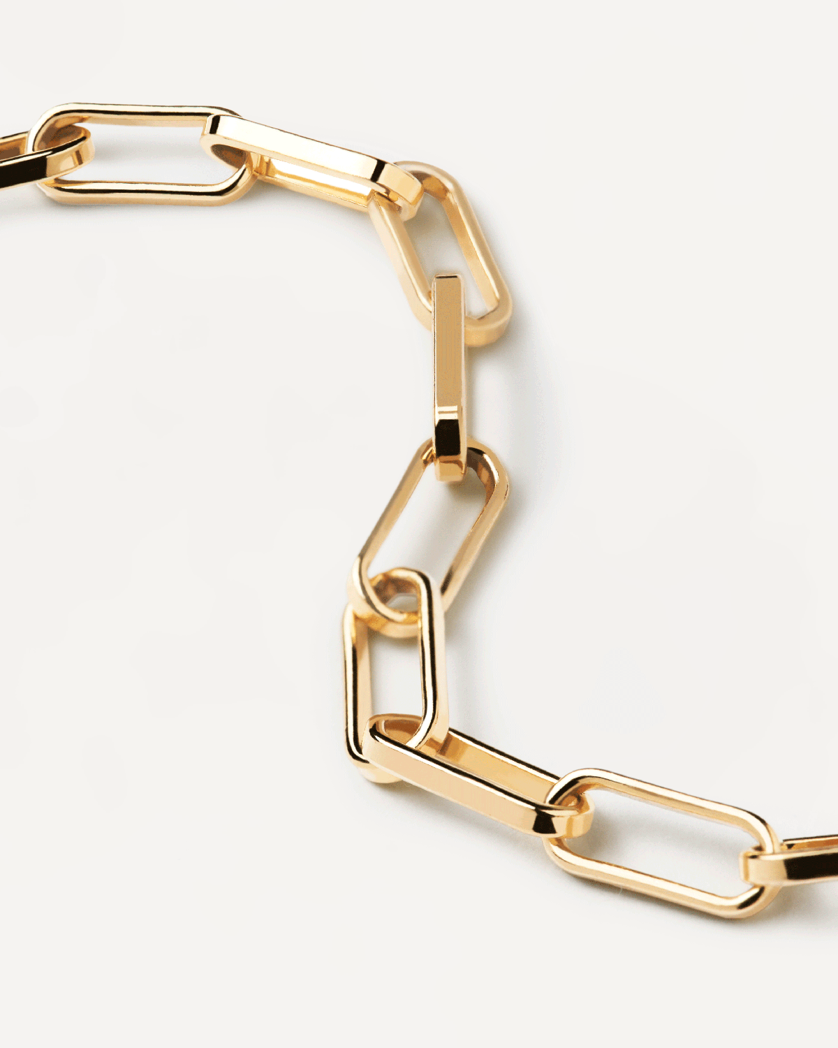 2023 Selection | Statement Bracelet. 18k gold plated silver paperclip oval-link chain bracelet and a brand tag. Get the latest arrival from PDPAOLA. Place your order safely and get this Best Seller. Free Shipping.