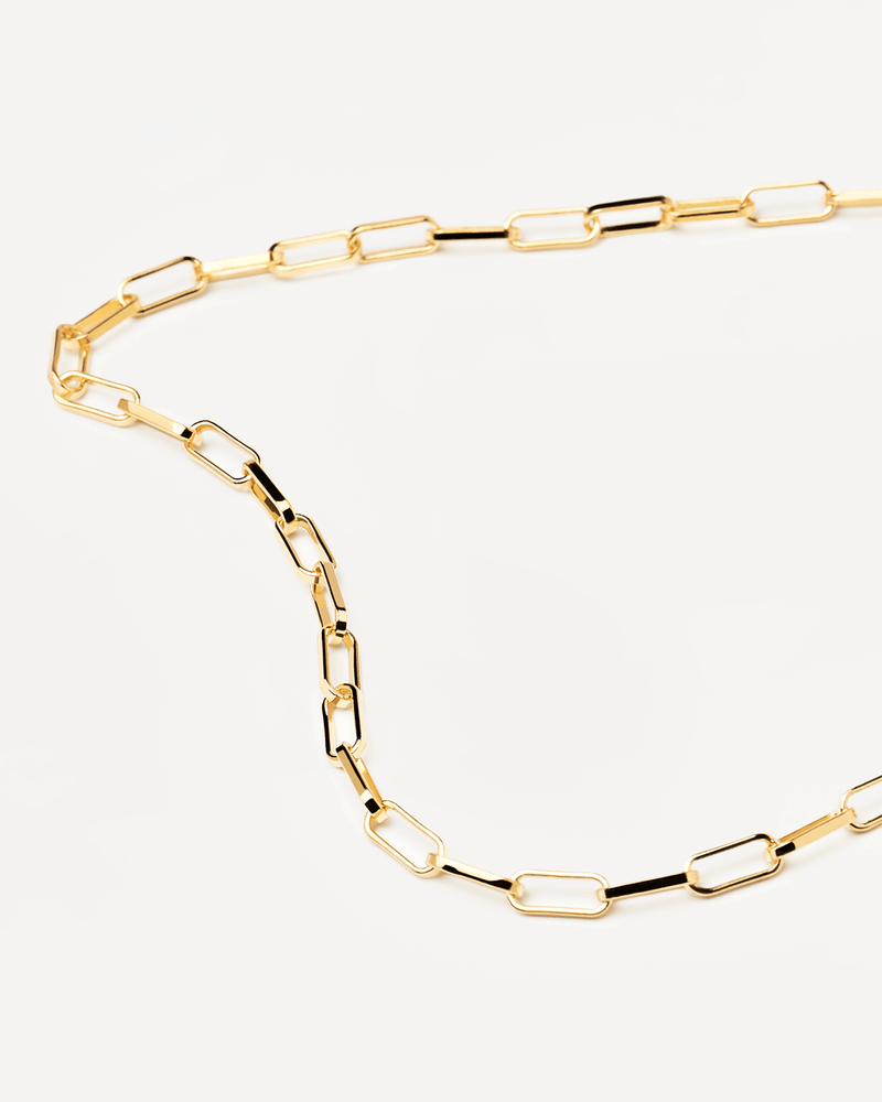 Statement-Halskette - 
  
    Sterling Silber / 18K Goldplattierung
  
