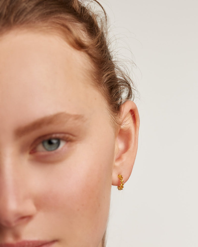 GRID Yellow Bird earrings - 
  
