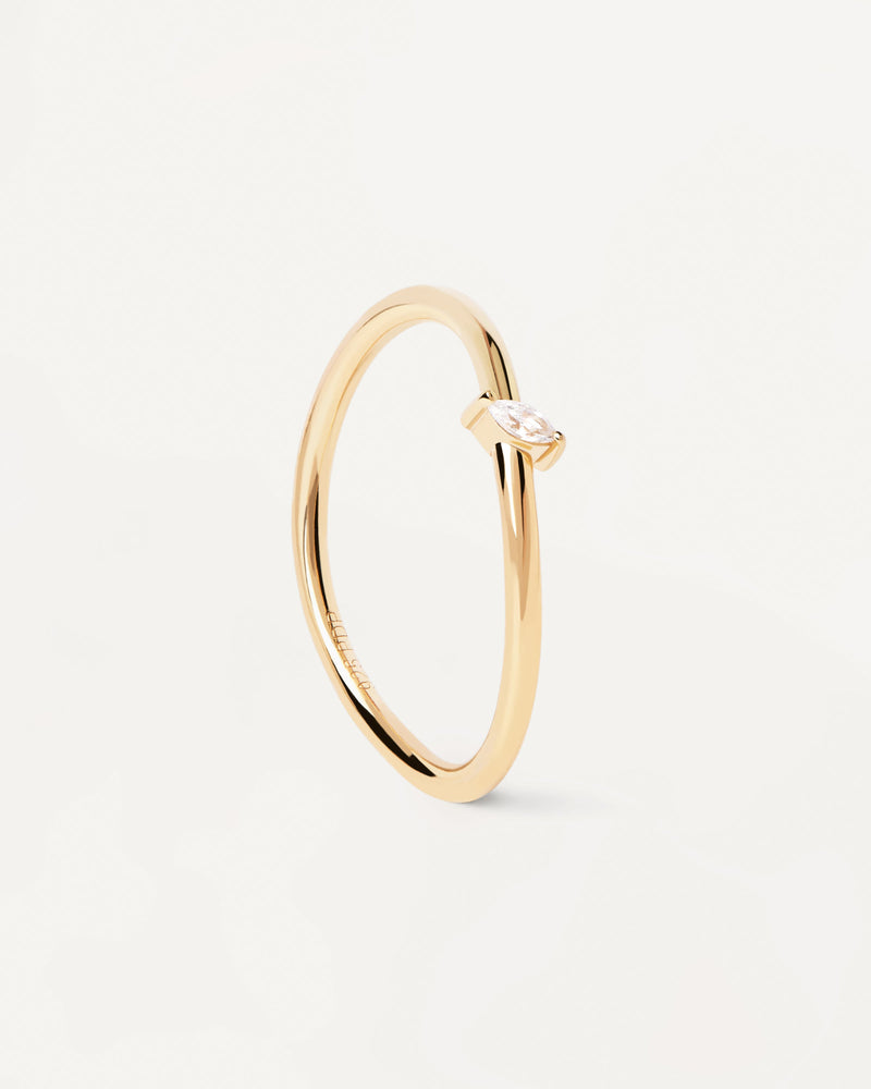 Anillo Leaf - 
  
    Plata de Ley / Baño de Oro 18K
  
