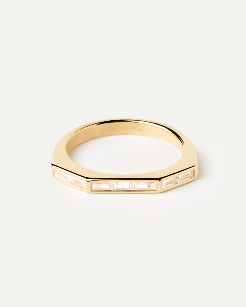 Bari Ring - 
  
    Sterling Silver / 18K Gold plating
  
