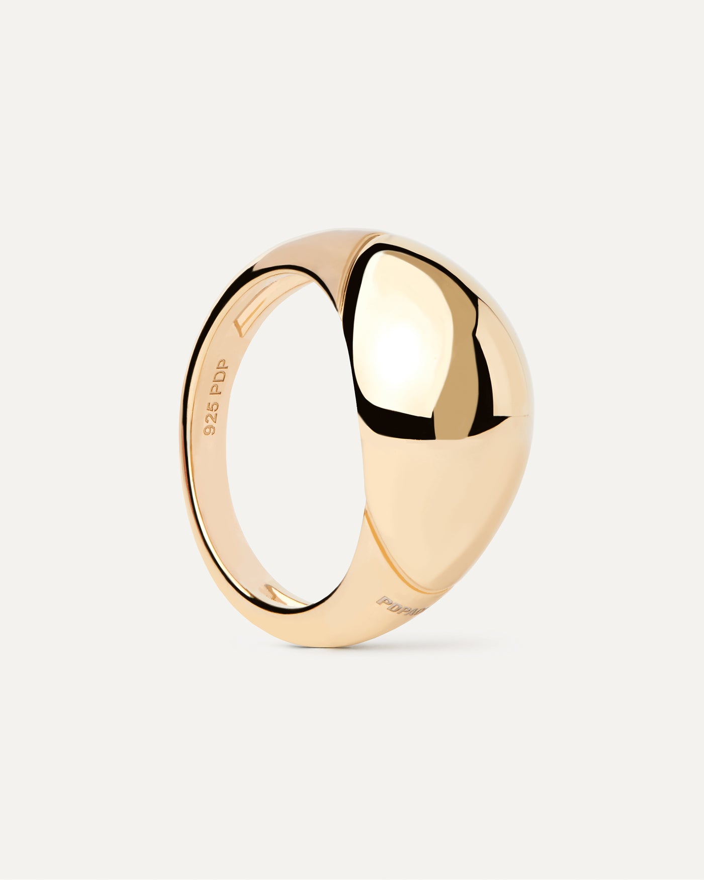 Bamboo Ring - 
  
    Sterling Silver / 18K Gold plating
  
