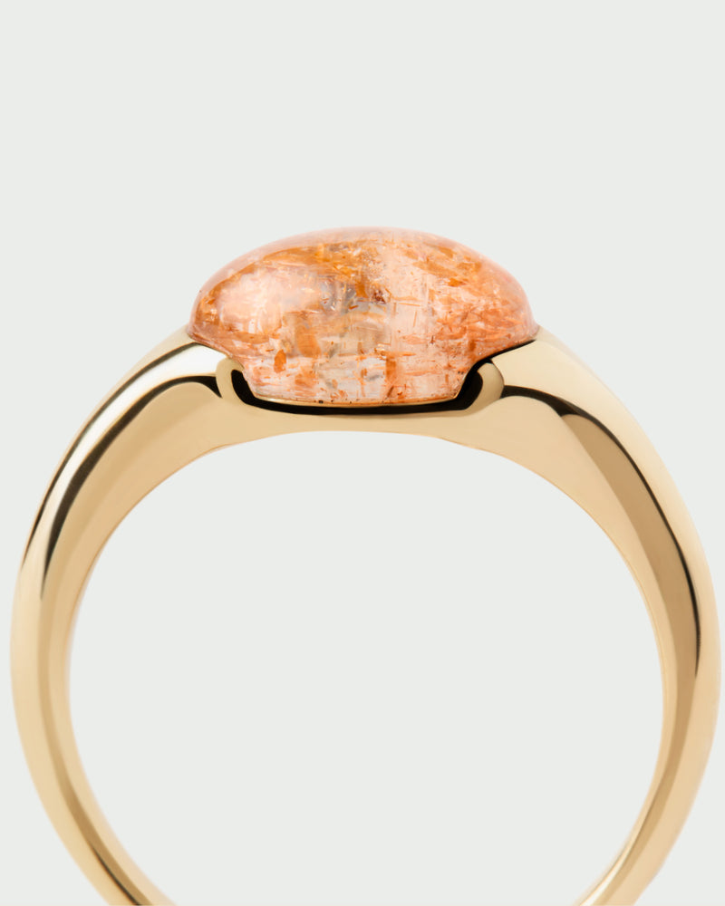 Sonnenstein Bay ring - 
  
    Sterling Silber / 18K Goldplattierung
  
