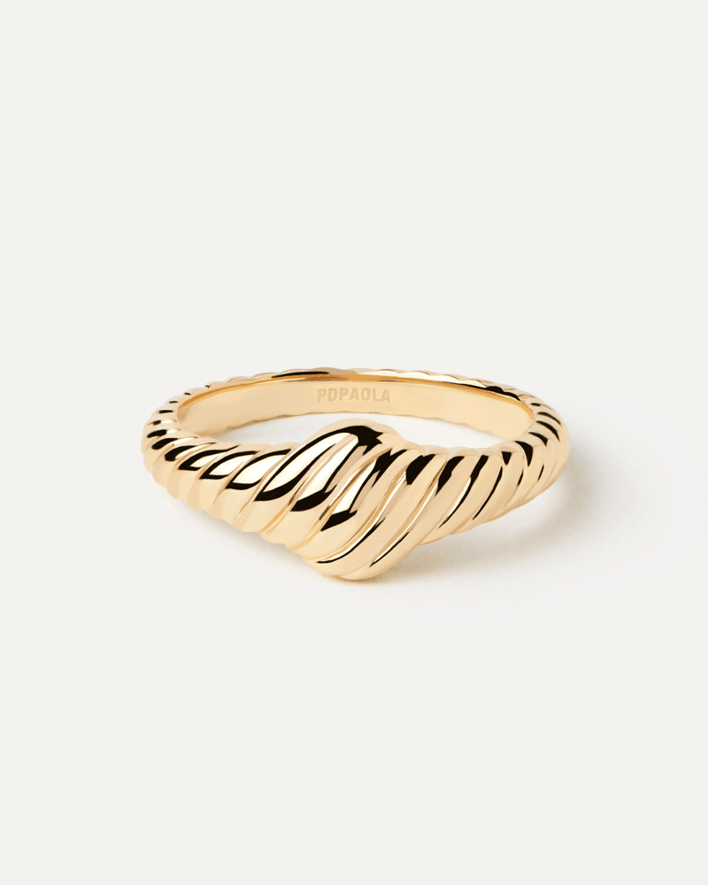 Anillo Sello De Oro Vicky - 
  
    Oro 18K
  
