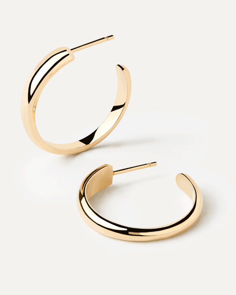 Gold Joan Hoops - 
  
    18K Gold
  
