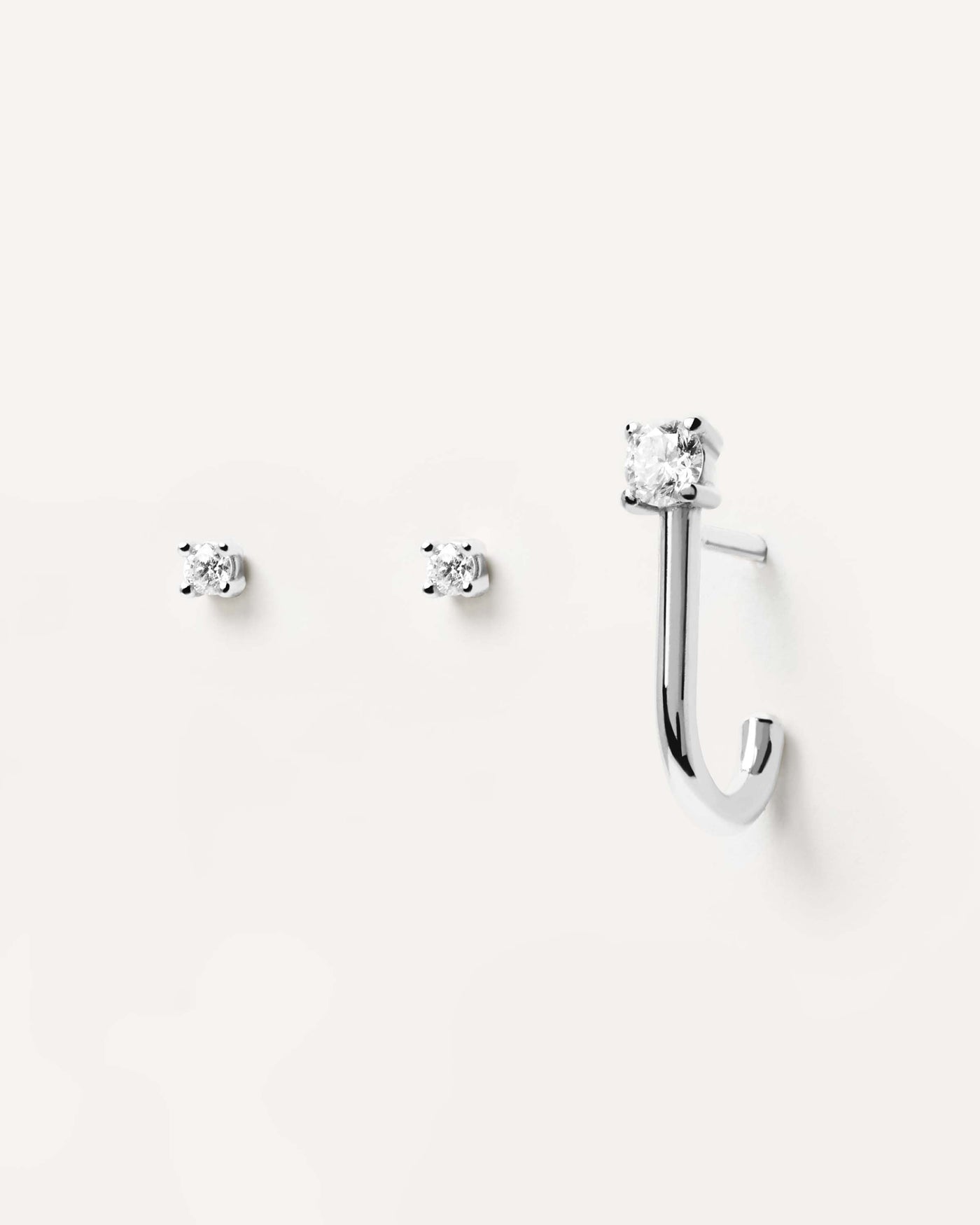 Sortiment 2023 | Ohrringe Diamanten und Weissgold Solitaire. . Erhalten Sie die neuesten Produkte von PDPAOLA. Geben Sie Ihre Bestellung sicher auf und erhalten Sie diesen Bestseller. Kostenloser Versand.