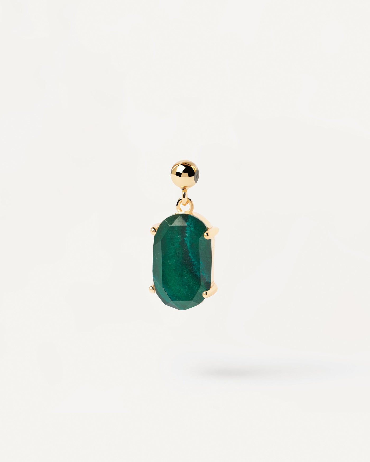 2023 Selection | Malachite Transformation Charm. Dark green gemstone Charm pendant for personalized necklace or bracelet. Get the latest arrival from PDPAOLA. Place your order safely and get this Best Seller. Free Shipping.