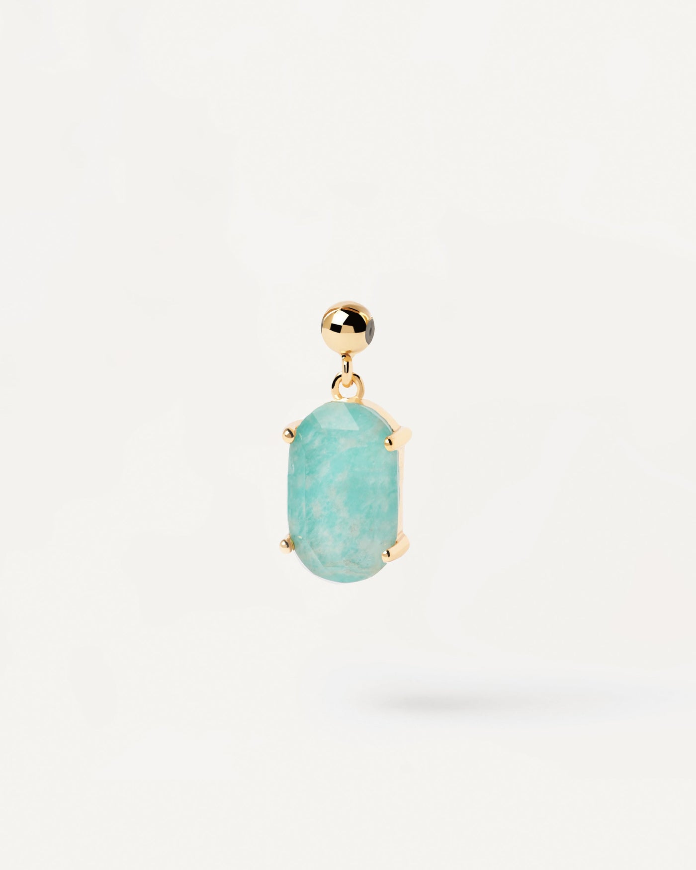 2023 Selection | Amazonite Serenity Charm. Turquoise blue gemstone Charm pendant for personalized necklace or bracelet. Get the latest arrival from PDPAOLA. Place your order safely and get this Best Seller. Free Shipping.