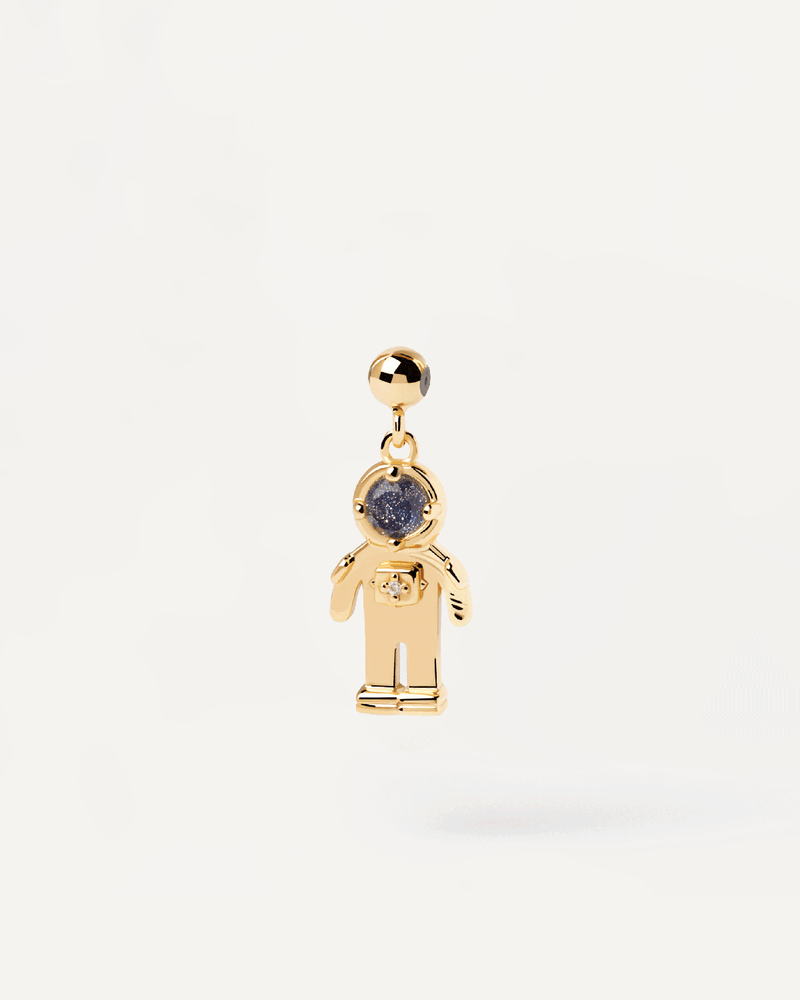 Charm Astronauta - 
  
    Argento sterling / Placcatura in Oro 18K
  
