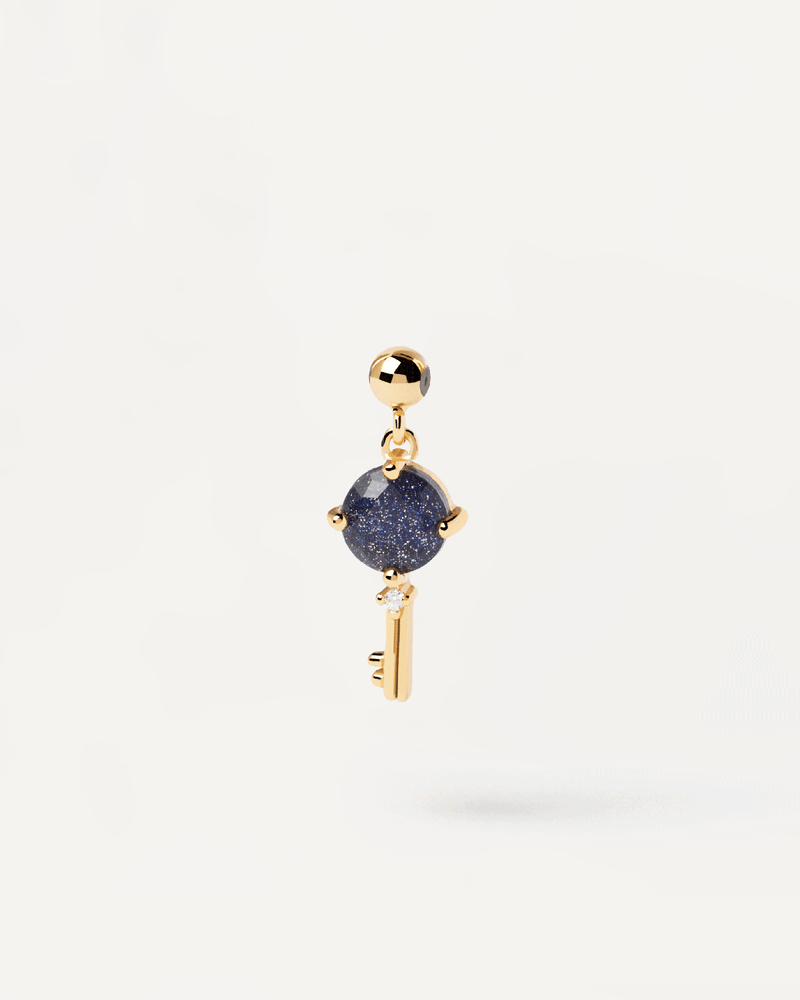 The Key Charm - 
  
    Sterling Silver / 18K Gold plating
  
