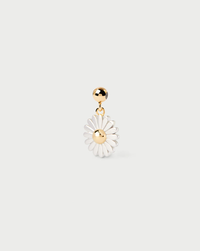 Gänseblümchen zweifarbig Charm zur Personalisierung von Halskette oder Armband
