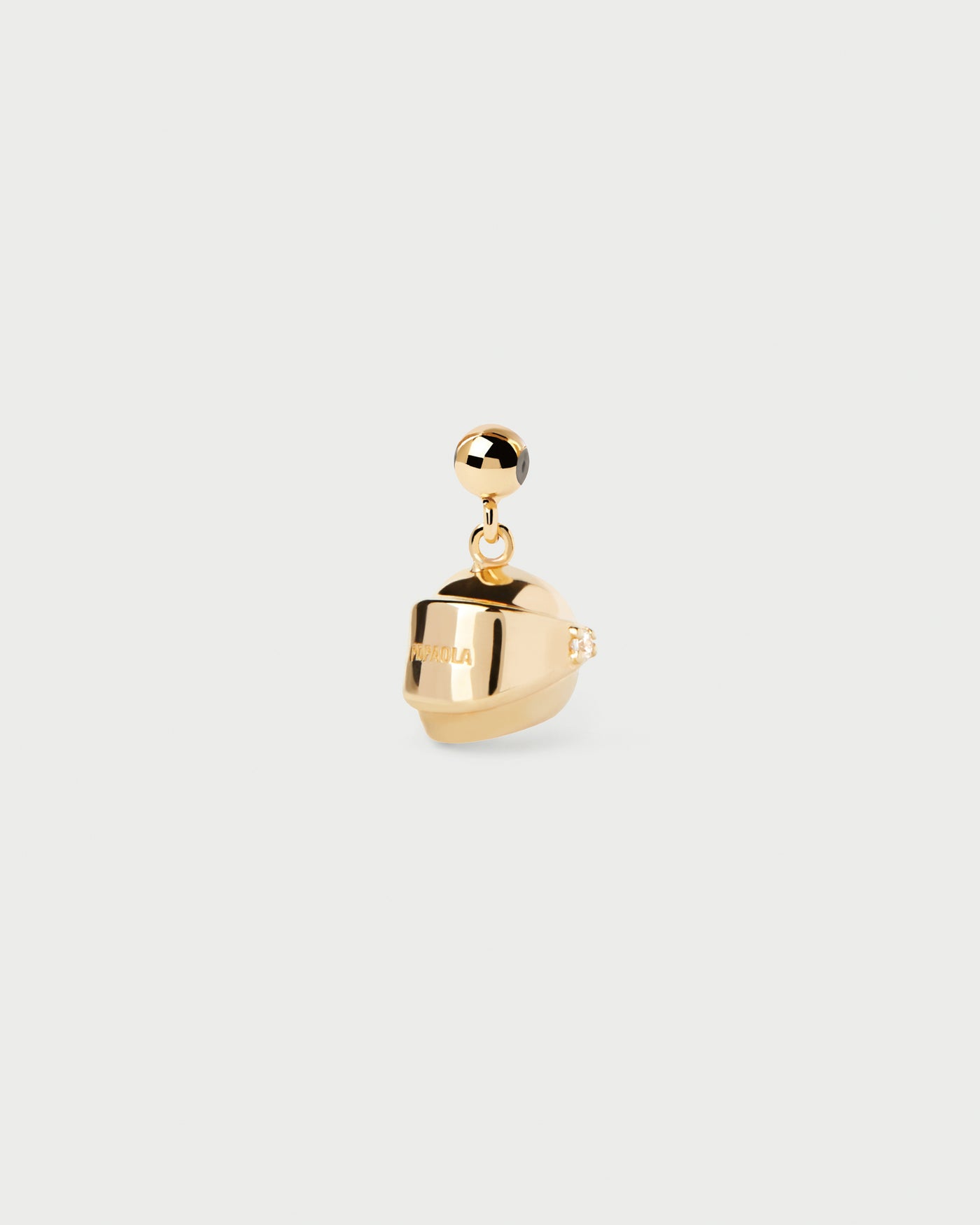 Charm Casque 
  
    Argent massif / Placage Or 18 Ct
  
