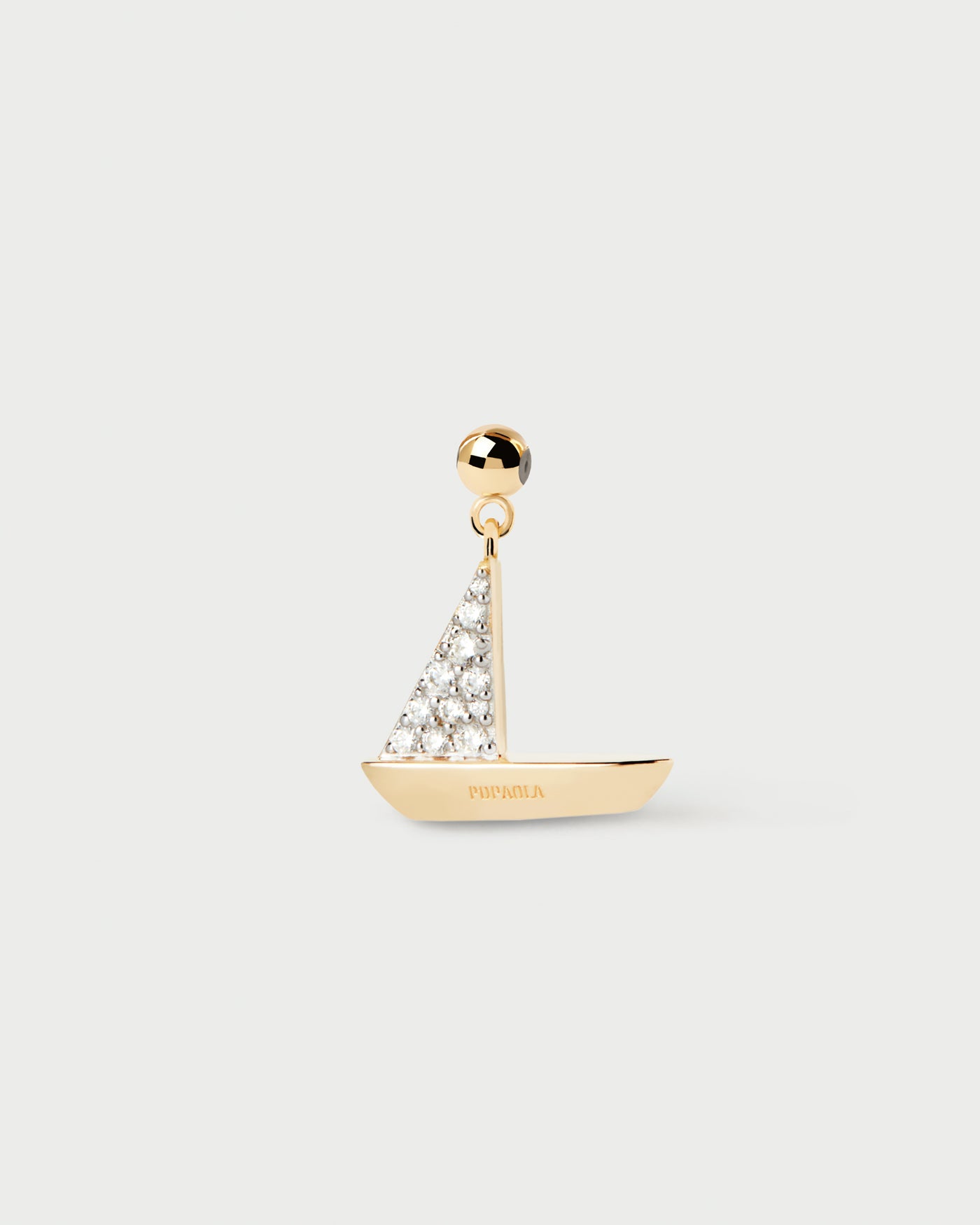 Charm Barca 
  
    Argento sterling / Placcatura in Oro 18K
  
