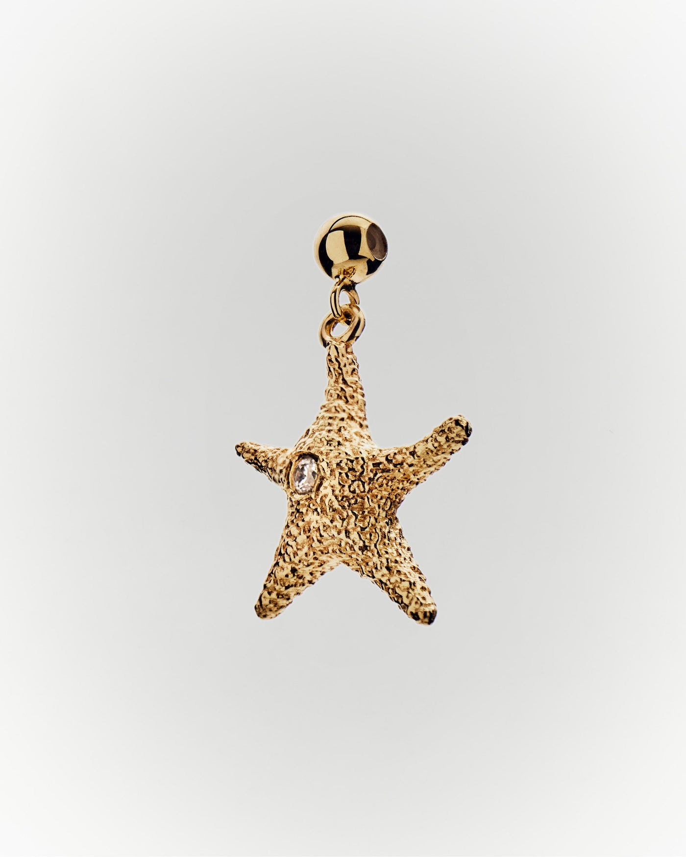 Starfish charm 
  
    Sterling Silver / 18K Gold plating
  
