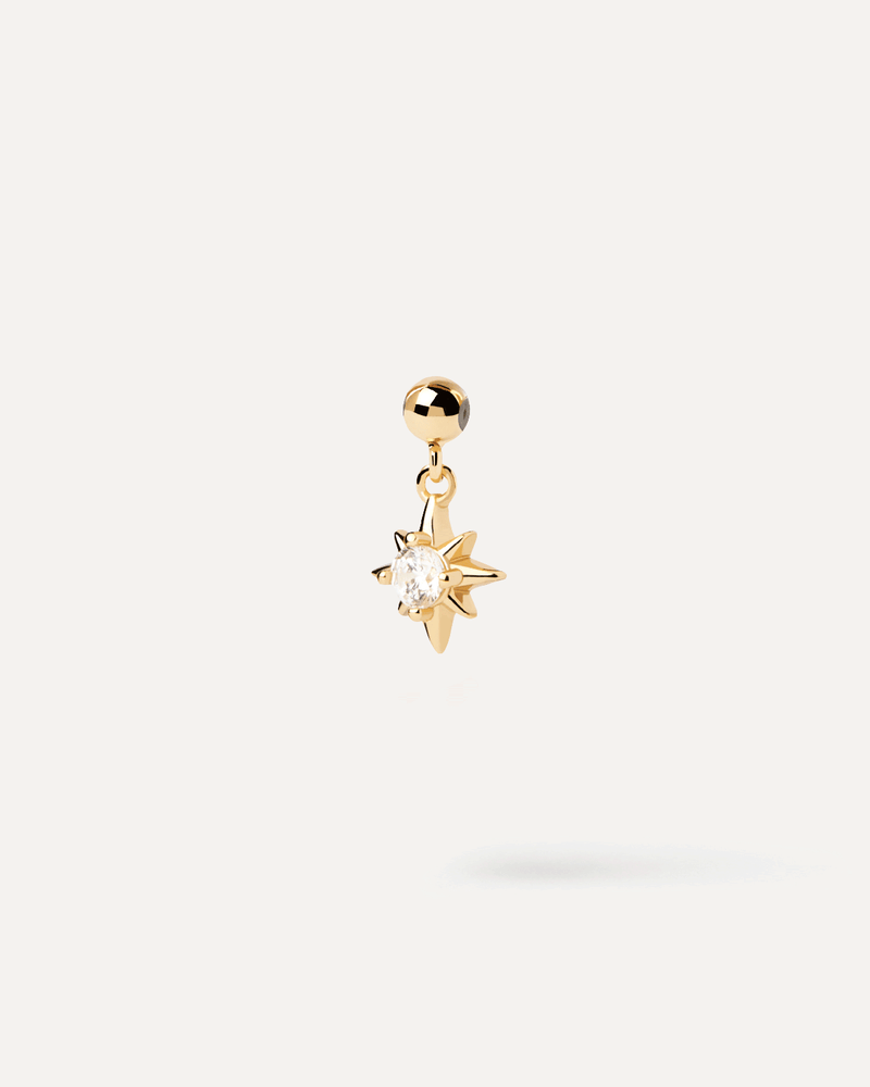 Northern Star Charm - 
  
    Sterling Silver / 18K Gold plating
  
