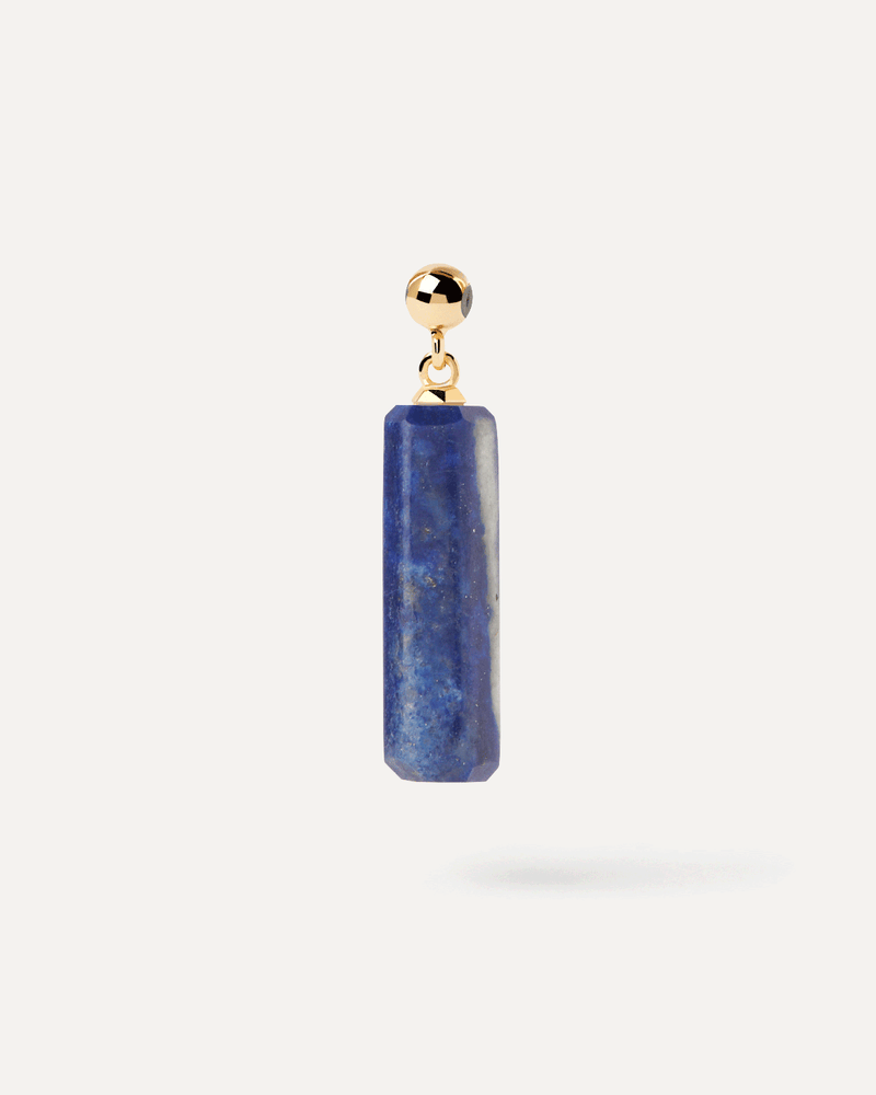 Charm Lapis Lazuli - 
  
    Argent massif / Placage Or 18 Ct
  
