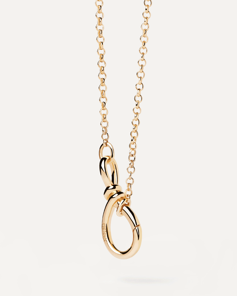 Stacker Clasp Chain Necklace - 
  
    Sterling Silver / 18K Gold plating
  
