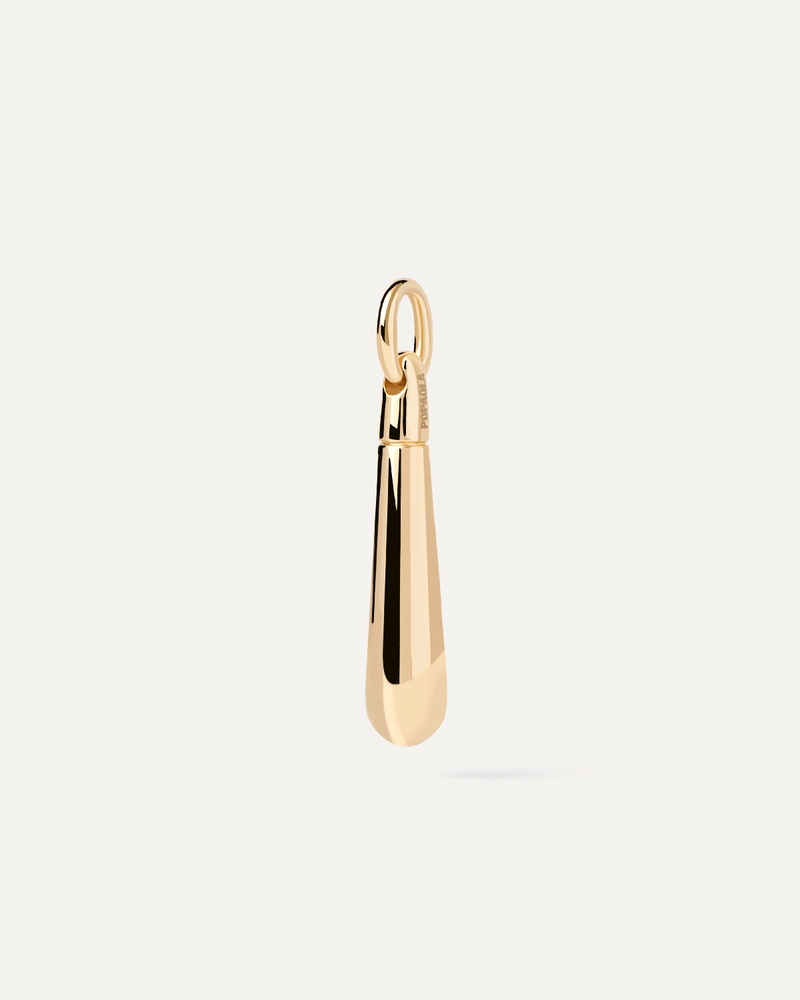 Colgante Large Drop - 
  
    Plata de Ley / Baño de Oro 18K
  
