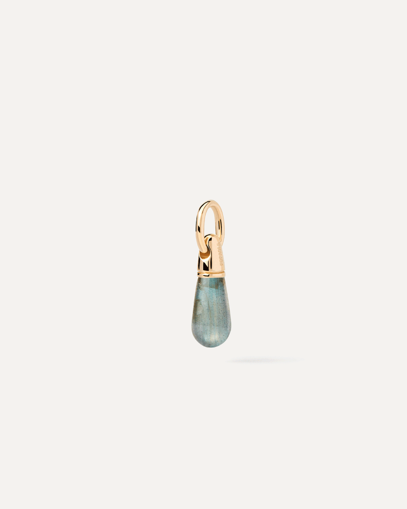 Ciondolo Labradorite Drop - 
  
    Argento sterling / Placcatura in Oro 18K
  
