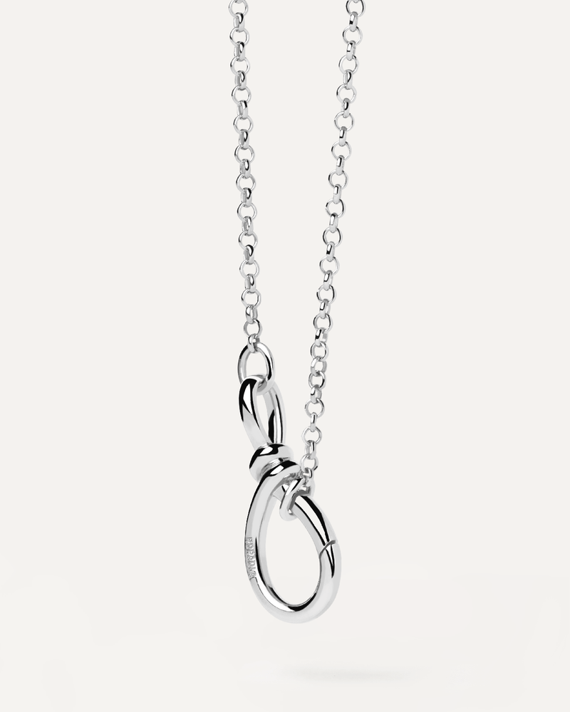 Collier Chaine en Argent Stacker Clasp - 
  
    Argent massif
  
