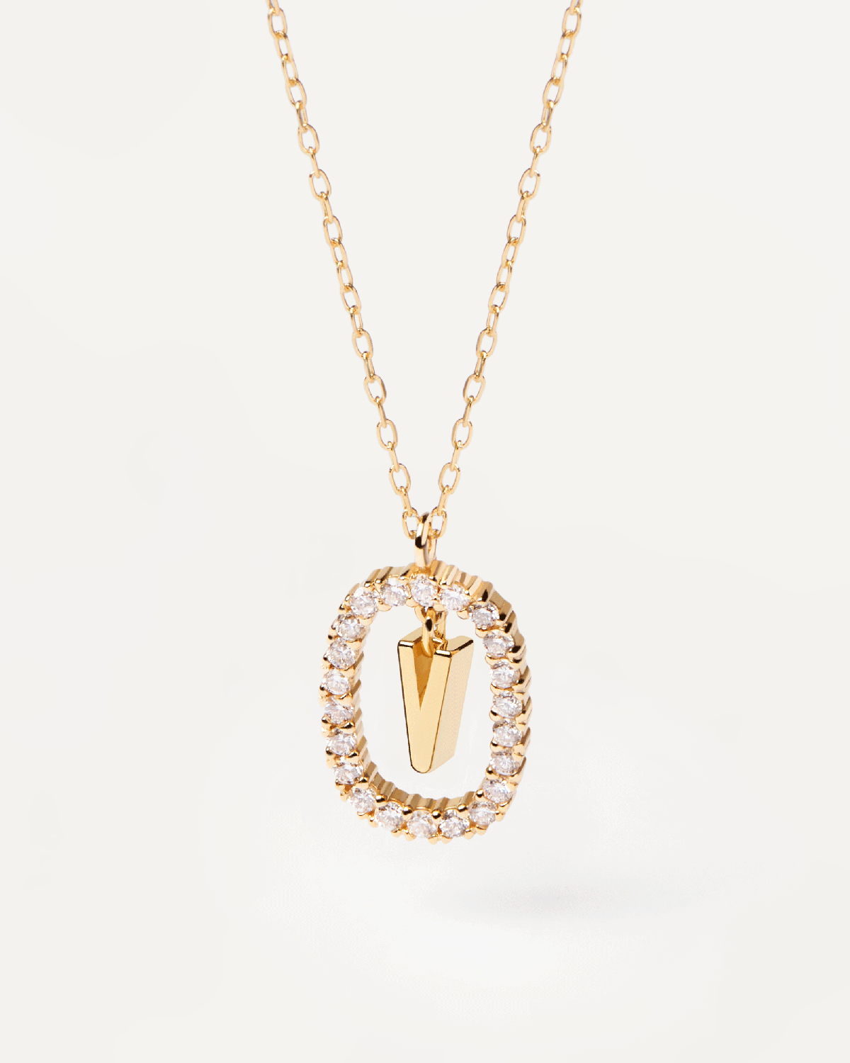 Letter v diamond necklace deals