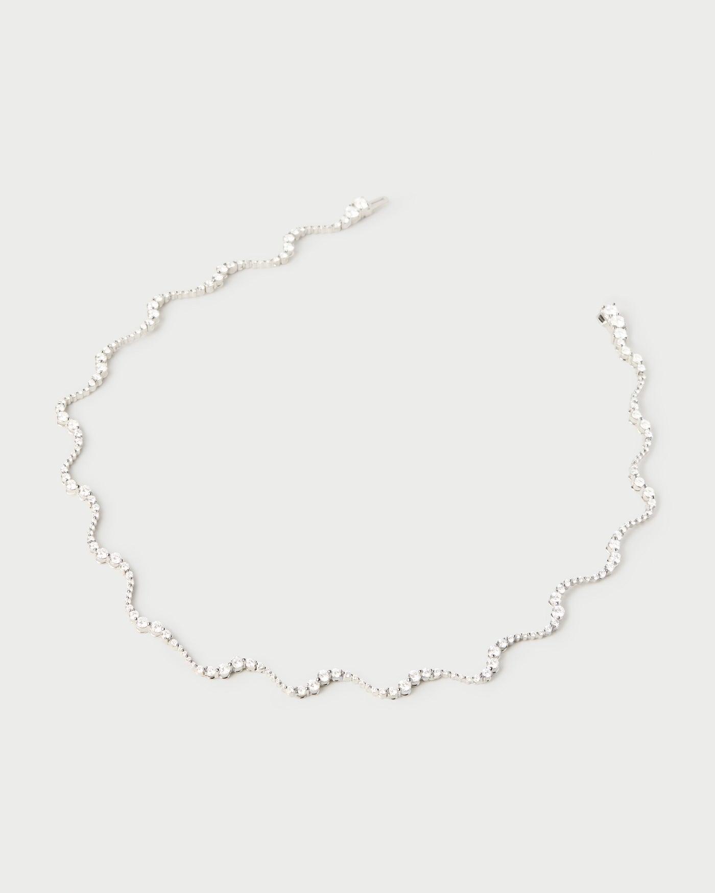 Venus choker halsbänder aus Weißgold mit diamanten 
  
    18 kt Weissgold / Silber-Rhodinierung
  
