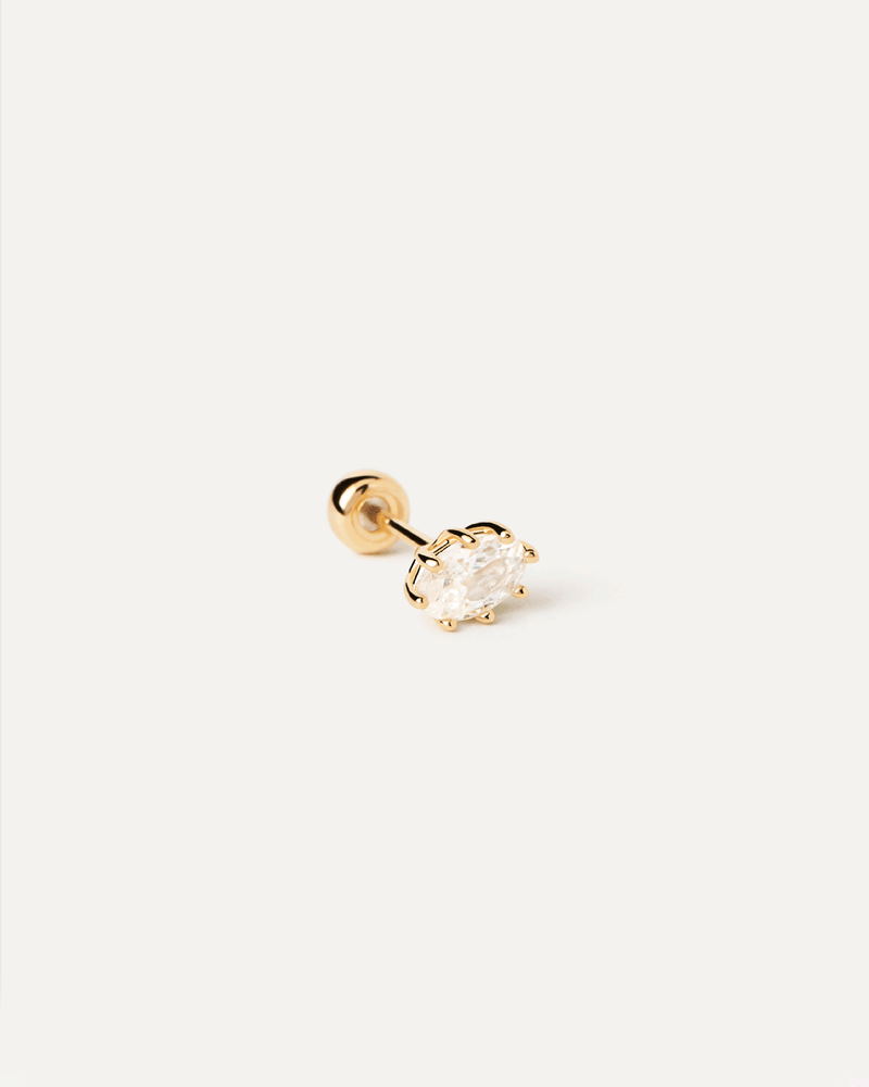 Umai Single Earring - 
  
    Sterling Silver / 18K Gold plating
  
