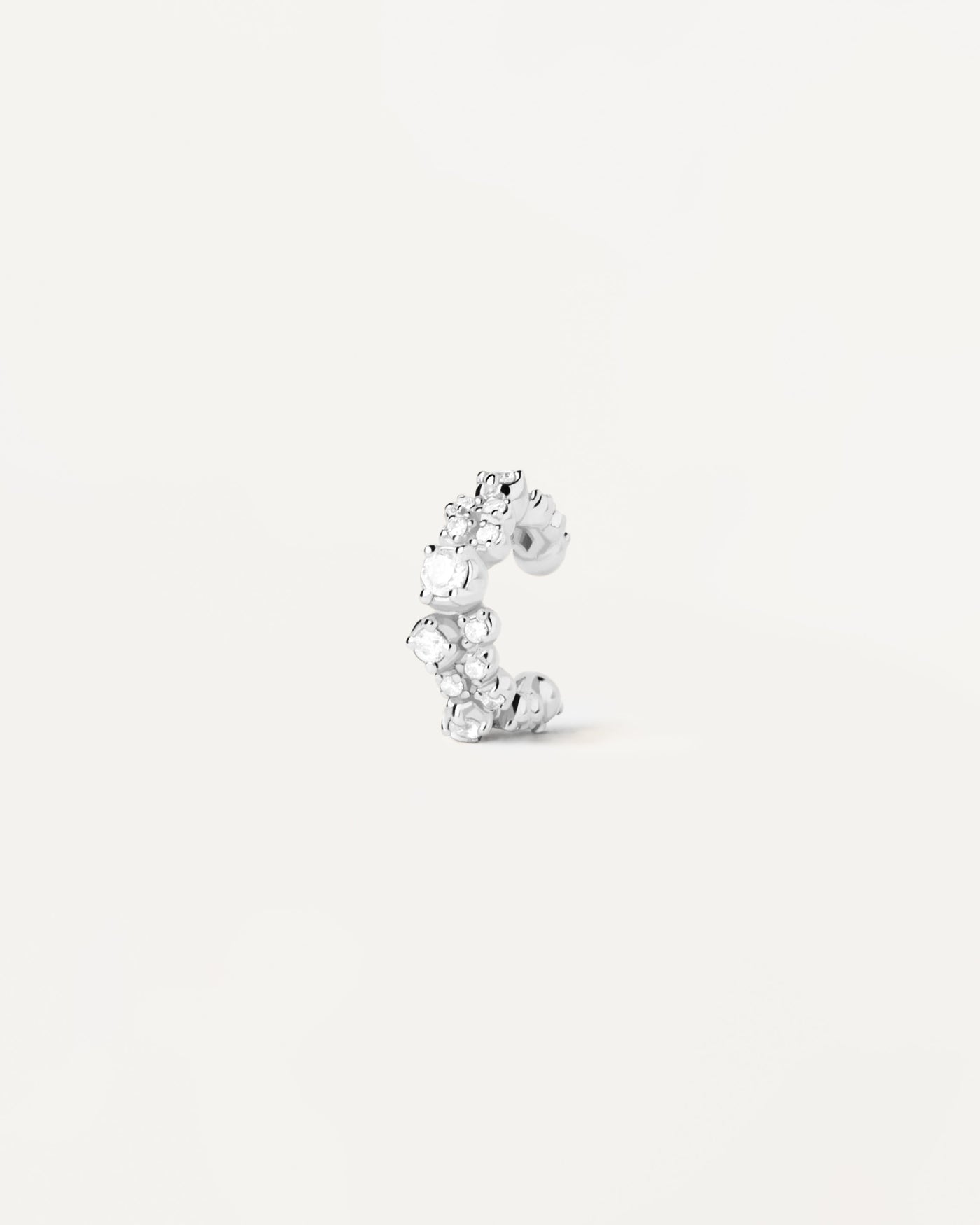 2023 Selection | Bubble Silver Ear Cuff. Sterling silver bright ear cuff with white zirconia . Get the latest arrival from PDPAOLA. Place your order safely and get this Best Seller. Free Shipping.