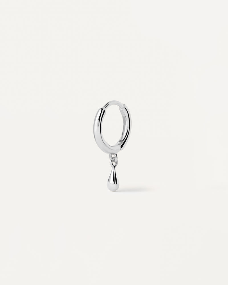 Aro individual de Plata Teardrop - 
  
    Plata de Ley
  
