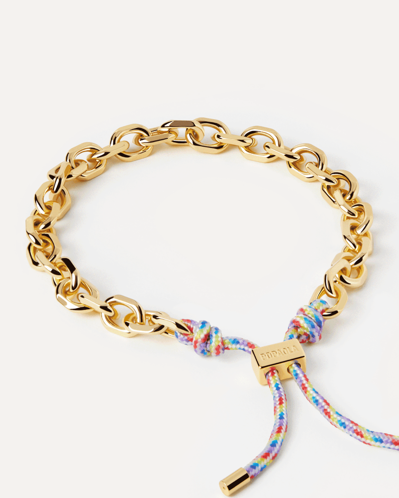 Prisma Essential Rope and Chain Bracelet - 
  
    Brass / 18K Gold plating
  
