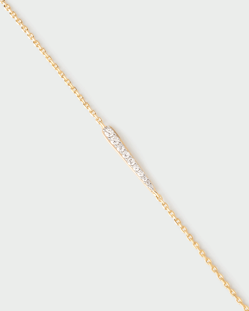 Schlankes Armketten mit Zirkonia-Motiv