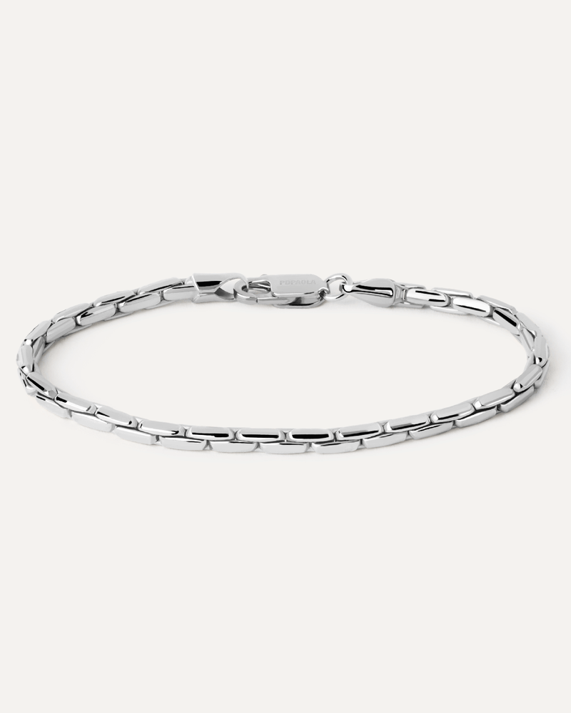 Bracciale a Catena in Argento Large Boston - 
  
    Argento sterling
  
