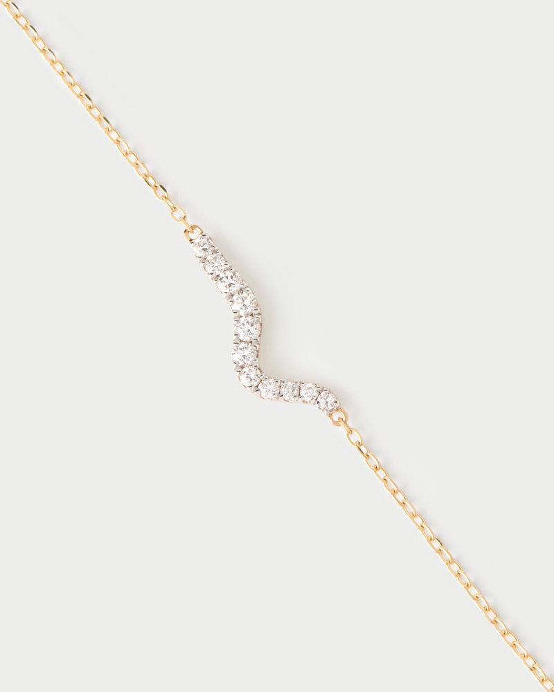 Bracciale in diamanti e oro Flow - 
  
    Oro 18K
  
