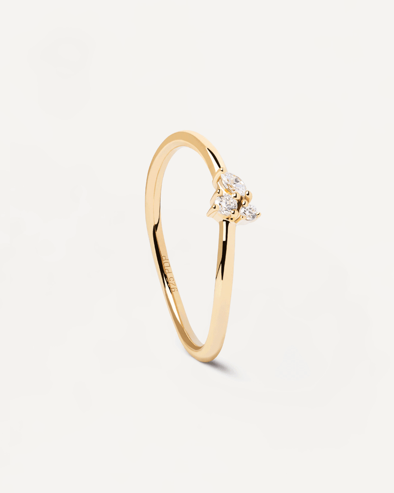 Lua Ring - 
  
    Sterling Silver / 18K Gold plating
  

